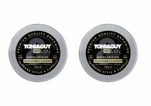 2 X TONI & GUY MEN MOISTURISING SOLID STUBBLE AND SHORT BEARDS CLEANSER 75ML