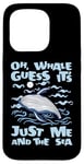 iPhone 15 Pro Just Me And The Sea Blue Beluga Cetacea Whale Watching Case