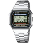 Unisex kellot Casio A168W-1 Musta Hopeinen (Ø 36 mm)