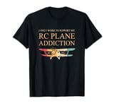 Retro RC Plane Pilot Work To Support My RC Plane Addiction T-Shirt