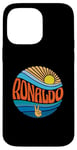 Coque pour iPhone 14 Pro Max Ronaldo T-shirt vintage Sunset Ronaldo Groovy Tie Dye