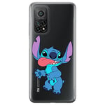 ERT GROUP Coque de téléphone Portable pour Xiaomi MI 10T 5G / MI 10T Pro 5G Original et sous Licence Officielle Disney Motif Stitch 012 adapté à la Forme du téléphone Portable, partiel imprimé