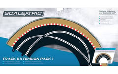 Scalextric C8510 2 x Racing Curves Extension Pack 1