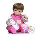 Reborn Baby Dolls Doux Toucher Beaux Bébés Reborn Réalistes Faits À La Main 40 Cm 16 'Soft Silicone Réaliste Bébé Poupée Toddler pour Enfant de 3 Ans + Jouets