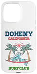 Coque pour iPhone 15 Pro Max Club de surf rétro de Doheny Beach en Californie