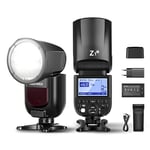 NEEWER Z1-C TTL Flash Tête Ronde Speedlite, 76Ws 2,4G 1/8000s HSS, 480 Prises Pleine Puissance, Recyclage en Flash 1,5s, Speedlight Compatible avec Canon Appareils Photo Reflex numériques