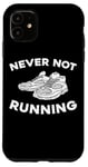 Coque pour iPhone 11 Course À Pied Coureur - Coureuse Cross Country Marathon