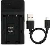 EN-EL1 USB Chargeur pour Nikon COOLPIX 4300, COOLPIX 4500, Coolpix 4800, COOLPIX 5000, COOLPIX 5400, COOLPIX 5700, COOLPIX 775, COOLPIX 8700, COOLPIX 880, COOLPIX 885, COOLPIX 995, E880 Caméra.[G2982]