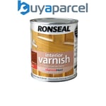 Ronseal 36842 Interior Varnish Quick Dry Gloss Medium Oak 250ml RSLINGMO250