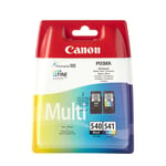 Genuine Canon Pg-540 Black & Cl-541 Colour Ink Cartridge Multipack