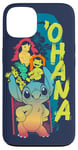 Coque pour iPhone 13 Disney Lilo & Stitch Beach Vibes avec Nani & Scrump 'Ohana