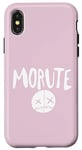 Coque pour iPhone X/XS Morute Esthétique Poupée effrayante + Adorable Horreur Goth Croix