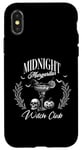 Coque pour iPhone X/XS Margarita pour la fête d'Halloween du Midnight Margaritas Witch Club