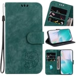 Yhteensopiva Oppo Reno 8 Pro 5g kohokuvioidun Cute Tiger Flip Folio -lompakkokotelon korttitaskupidikkeen kannen kanssa