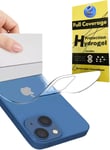 [2 Pièces Arriere] Pour Iphone 8 Plus/7 Plus - 2 Films De Protection Hydrogel Arrière 3d Avec Support Téléphone Doigt Pour Selfie | Anti-Choc | Compatible Coques | Film Protecteur Souple