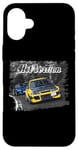 Coque pour iPhone 16 Plus CP9A Racing CAR jaune vs bleu