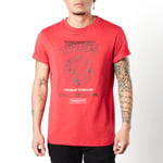 T-shirt Tortues Ninja Totally Tubular unisexe - Rouge - XL - Rouge