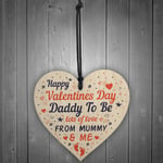 Valentines Day Card For Daddy To Be Gift From The Bump Card Daddy To Be Card