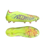 adidas Predator Elite Laceless Fg Mystic Victory - Lucid Lemon/lucid Pink/blue Fusion - Gräs (Fg), storlek 36