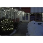 Istappsslinga i olika höjder- 180 LED - 6 meter - IP44 white