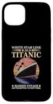 Coque pour iPhone 15 Plus Titanic Expert – White Starline RMS Titanic Garçons Filles