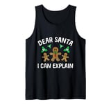 Christmas Costume DEAR SANTA I CAN EXPLAIN Children Tank Top