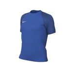 Nike Dri-fit Academy Tee Shirt, Bleu Royal/Bleu Royal/Blanc, XL Femme