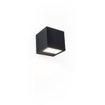 LUTEC ARCHITECTURAL GEMINI MATT SORT VEGGHENGT LAMPE