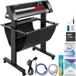 Vevor Plotter de Decoupe Vinyle 720 mm Traceur de Coupe, Machine de Decoupe Vinyle avec Logiciel Signcut Support de Sol, Coupe-Vinyle Efficace