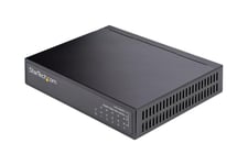 StarTech.com Ohanterad 2.5G-switch - Gigabit-switch med 5 portar - 2,5GBASE-T Ethernet-switch utan förvaltning - Ethernet-splitter - DIN-skena eller väggmontering - Multi-Gigabit - Auto-MDIX - 9K Jumbo - switch - 5 portar - ohanterad