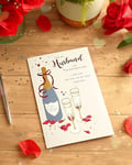 HUSBAND VALENTINE'S DAY Card ~ FABULOUS LARGE PAGE INSERT Valentines