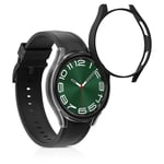 2x Cases for Samsung Galaxy Watch 6 Classic 47mm Black Transparent 