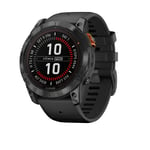 Garmin fenix 7X Pro - Solar Edition, Slate Gray with Black Band