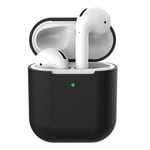 Apple Airpods silikonfodral till laddningsetui - Svart