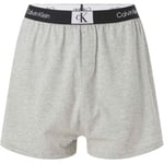 Calvin Klein CK96 Pyjama Shorts Grå bomull Medium Dame