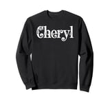 Cheryl Name Custom Flower Personalized Botanical Women Sweatshirt