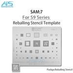 Amaoe SAM1-17 BGA Reballing Stbbles Pour Samsung Toutes les séries A gamme complète Exynos CPU RAM EMMC POWER Chargeur IC 18/Net Réparation - Type SAM7