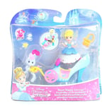 DISNEY PRINCESS doll CINDERELLA Royal Slipper Carriage Little Kingdom toy - NEW!