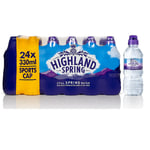 Highland Spring Bottled Water Sports Cap 24 x 330ml Best Before July 2026