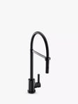 Abode Atlas Professional Pull-Around Spray Single Lever Kitchen Mixer Tap, Matt Black