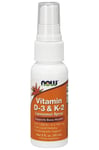 NOW Foods - Vitamin D-3 & K-2 Liposomal Spray - 59 ml.