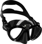 Cressi Metis Mask Black Masque de Plongée à Volume Réduit pour Action Cam Unisex