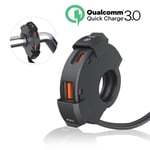 Cell Phone Port Power Motorcycle USB Fast Charger Quick Charge Car Charger