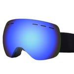 Dual Lens Anti Fog Ski Suojalasit Moottorikelkka UV400 Lumilauta Kypärä Maski Lasit Google Hiihto Lumivuori Suuri kehys Anti uv