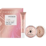 Catrice Kasvojen meikki Highlighter More Than Glow Face Set Rose Gold All Over Glow Tint 020 Keep Blushing 15 ml + More Than Glow Highlighter 020 Supreme Rose Beam 5,9 g + Sun Lover Glow Bronzing Powder 010 Sun-kissed Bronze 8 g