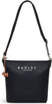 Radley Crossbody Bag Black Zip Top Medium Addison Gardens Responsible Shoulder