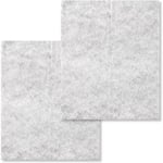 2x Filtre hotte de cuisine universel à découper blanc 57x47x1cm Absorption Anti-graisse pour Hotte Aspirante