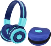 Casque Bluetooth Enfant,Casque et Ecouteurs Bluetooth sans Fil avec Micro et Limiteur De Volume De 75/85/94dB,Casque Enfant Bluetooth pour Tablettes/PC/TV/Smartphones (Menthe)