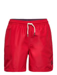 Ralph Lauren Kids Traveler Swim Trunk Röd