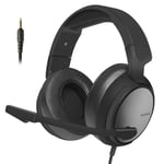 Casque Basse 3,5 mm PC Gaming Casque avec micro pour téléphone Tablet Mac Ordinateur Xbox Moblie PUBG Jeux, 3,5 mm